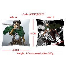 Attack on Titan double sides pillow (45X45)BZ870