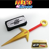 Naruto anime cos headband + weapon a set