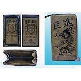 Attack on Titan anime pu long wallet