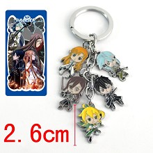 Sword Art Online anime key chain
