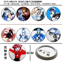 Akame ga KILL! anime brooches pins(8pcs a set)