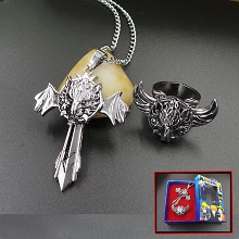 Final Fantasy necklace+ring
