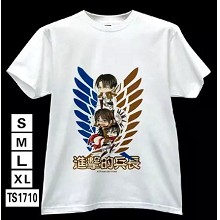 Attack on Titan anime white t-shirt