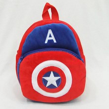 Captain America plush backpack bag