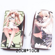 Yosuga no Sora anime pu long wallet/purse