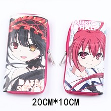 Date A Live anime pu long wallet/purse