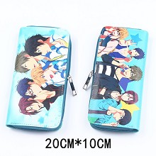 Free! anime pu long wallet/purse