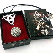 Assassin's Creed necklace+brooch a set