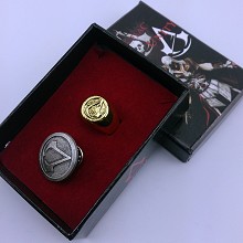 Assassin's Creed ring+brooch a set