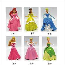 Flower Princess Dress Up figures set(6pcs a set)