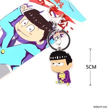 Osomatsu-san purple key chain