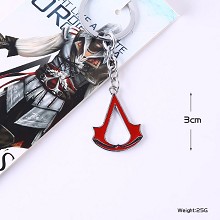 Assassin's Creed red key chain