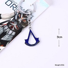 Assassin's Creed blue key chain