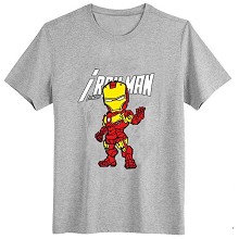 The Avengers Iron Man cotton gray t-shirt