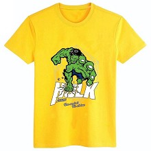 The Avengers Hulk cotton yellow t-shirt
