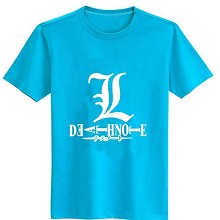 Death Note cotton blue t-shirt
