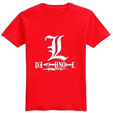 Death Note cotton red t-shirt
