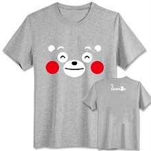 Kumamon cotton grayt-shirt
