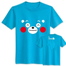 Kumamon cotton blue t-shirt
