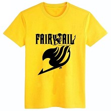 Fairy Tail cotton yellow t-shirt