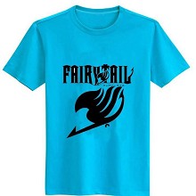 Fairy Tail cotton blue t-shirt