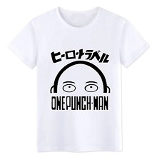 One Punch Man cotton white t-shirt