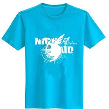 Gintama cotton blue  t-shirt