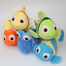 9inches Finding Nemo plush dolls set(5pcs a set)