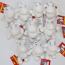 4inches Moomin plush dolls set(10pcs a set)