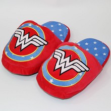 Wonder Woman plush slippers a pair
