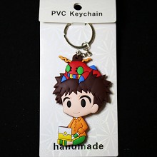 Digital Monster two-sided key chain