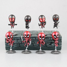 Deadpool figures set(8pcs a set)