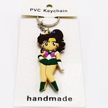 Sailor Moon PVC two-sided key chain
