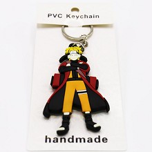 Naruto PVC two-sided key chain