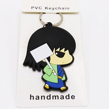 Gintama PVC two-sided key chain