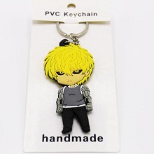 One Punch Man PVC two-sided key chain