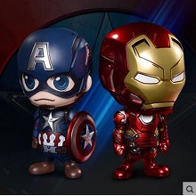 Captain America & Iron man figures set(2pcs a set)