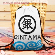 Gintama drawstring backpack bag