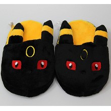 Pokemon Umbreon plush shoes slippers a pair
