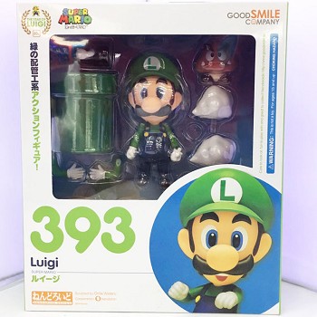 Nendoroid Super Mario Luigi Mario figure 393#