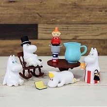 Moomin figures a set