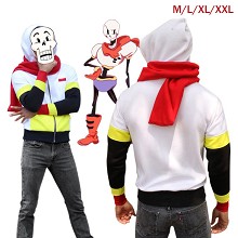 Undertale Papyrus thick hoodie and scarf a set