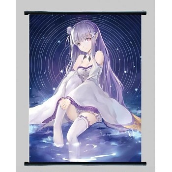 Re:Life in a different world from zero Rem wallscroll