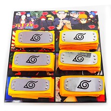 Naruto cos headbands set(6pcs a set)