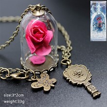 Beauty and the beast necklace