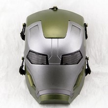  	Iron Man cosplay mask hallowmas mask