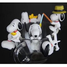Snoopy figures a set
