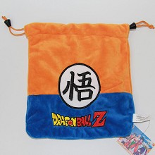 Dragon Ball plush drawstring bag