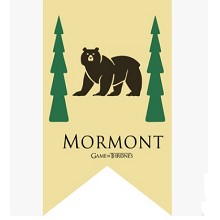 Game of Thrones MORMONT cos flag