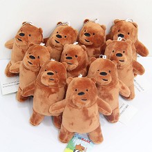 5inches We Bare Bears plush dolls set(10pcs a set)